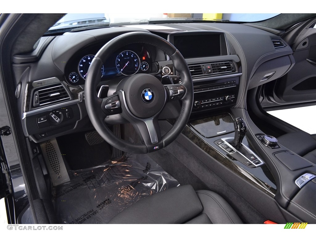 2015 6 Series 640i Gran Coupe - Black Sapphire Metallic / Black photo #11