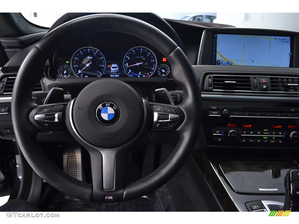 2015 6 Series 640i Gran Coupe - Black Sapphire Metallic / Black photo #29