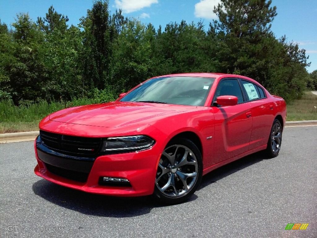 2016 Charger R/T - TorRed / Black photo #2