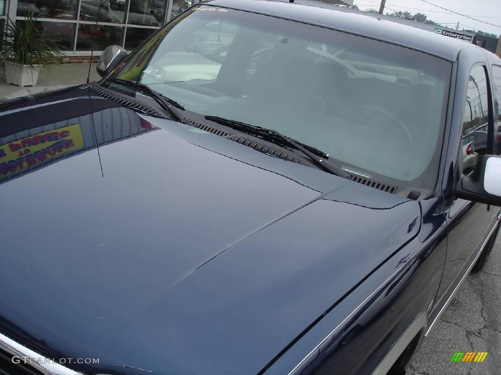 2000 Sierra 1500 SLE Extended Cab 4x4 - Indigo Blue Metallic / Graphite photo #27