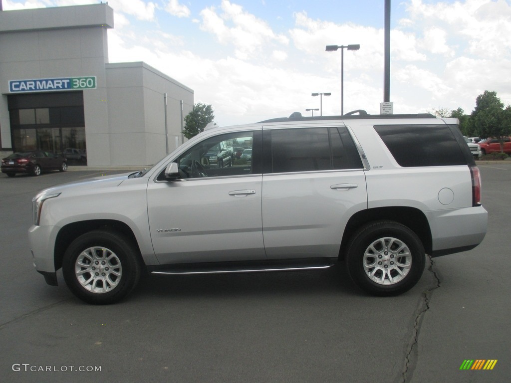 2015 Yukon SLT 4WD - Quicksilver Metallic / Jet Black photo #3