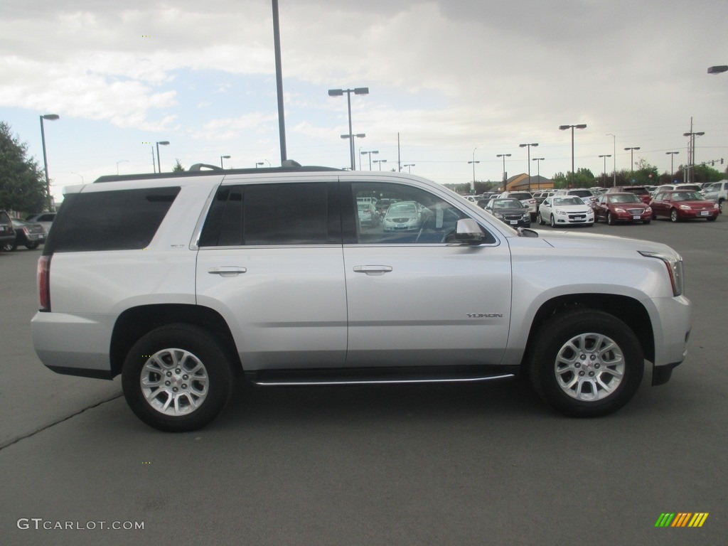 2015 Yukon SLT 4WD - Quicksilver Metallic / Jet Black photo #7