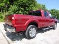 2016 Ruby Red Metallic Ford F250 Super Duty Lariat Crew Cab 4x4  photo #2