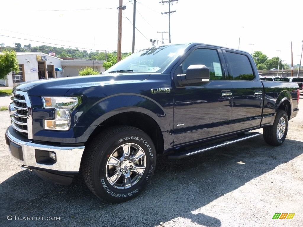 2016 F150 XLT SuperCrew 4x4 - Blue Jeans / Medium Earth Gray photo #6