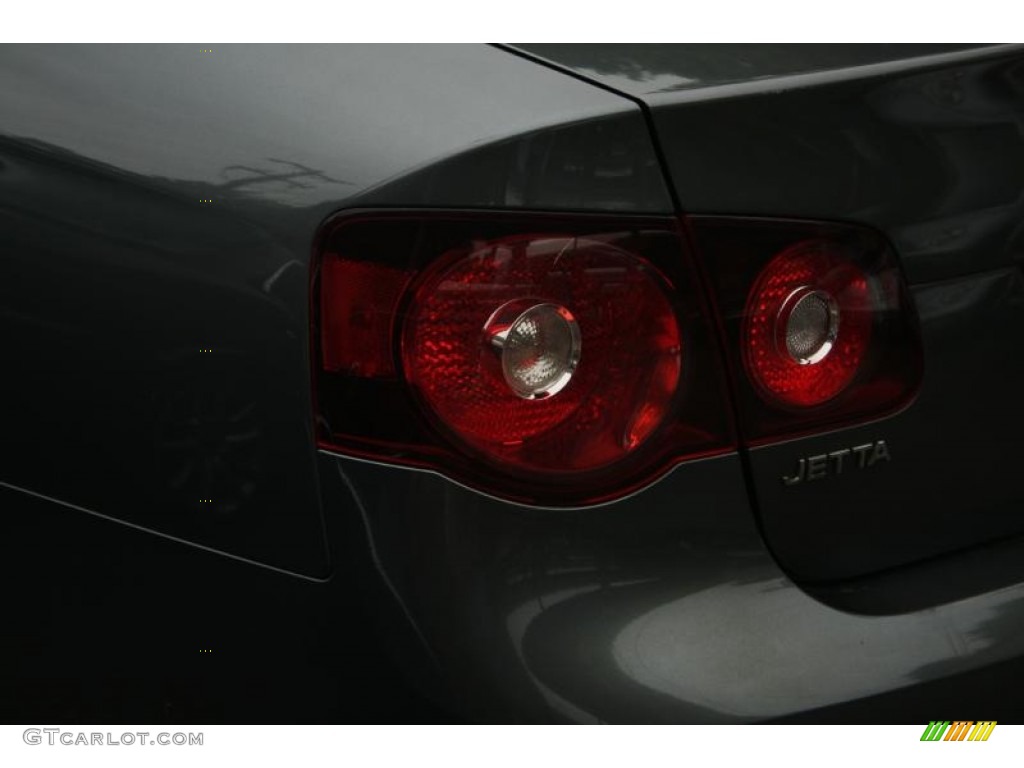 2010 Jetta SE Sedan - Platinum Grey Metallic / Titan Black photo #8