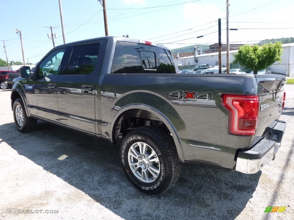2016 F150 Lariat SuperCrew 4x4 - Magnetic / Medium Earth Gray photo #4