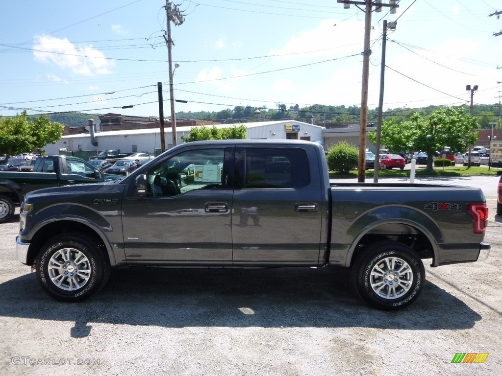 2016 F150 Lariat SuperCrew 4x4 - Magnetic / Medium Earth Gray photo #5