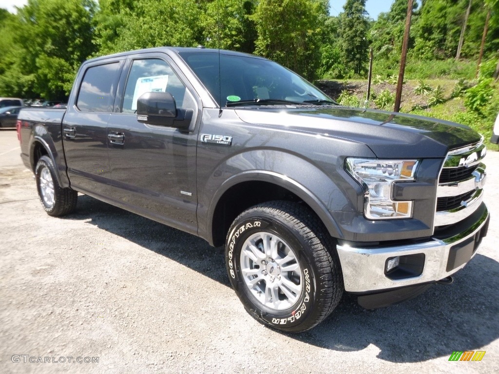 2016 F150 Lariat SuperCrew 4x4 - Magnetic / Medium Earth Gray photo #8