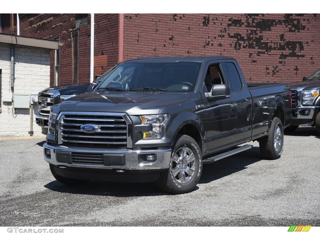 2016 F150 XLT SuperCab 4x4 - Magnetic / Medium Earth Gray photo #1