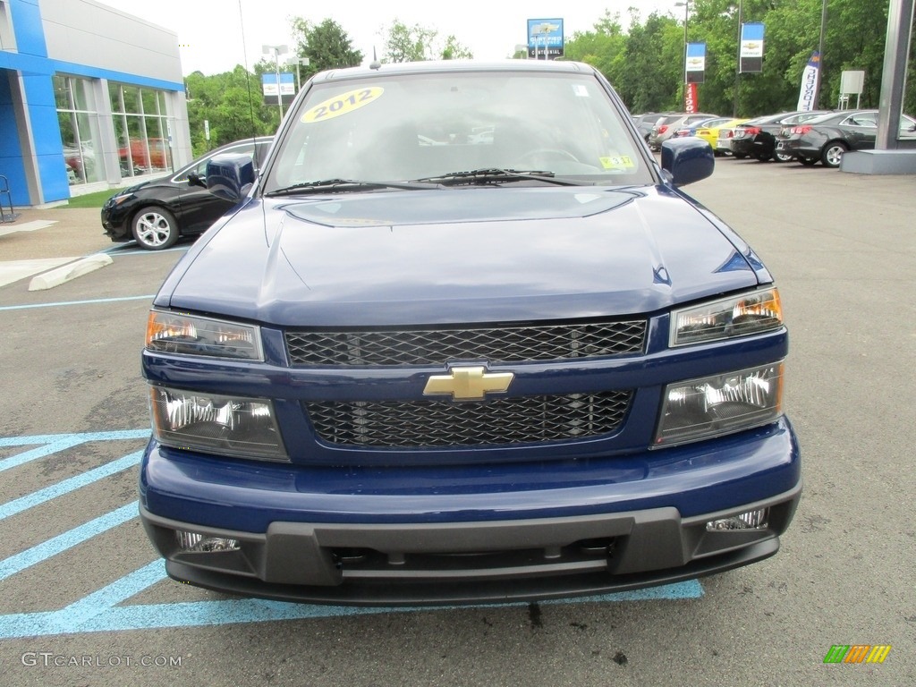 2012 Colorado LT Extended Cab 4x4 - Deep Navy / Ebony photo #14