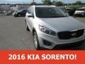 2016 Sparkling Silver Kia Sorento LX  photo #1