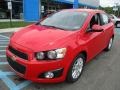 2016 Red Hot Chevrolet Sonic LT Sedan  photo #10