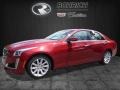 2015 Red Obsession Tintcoat Cadillac CTS 2.0T Luxury AWD Sedan  photo #3