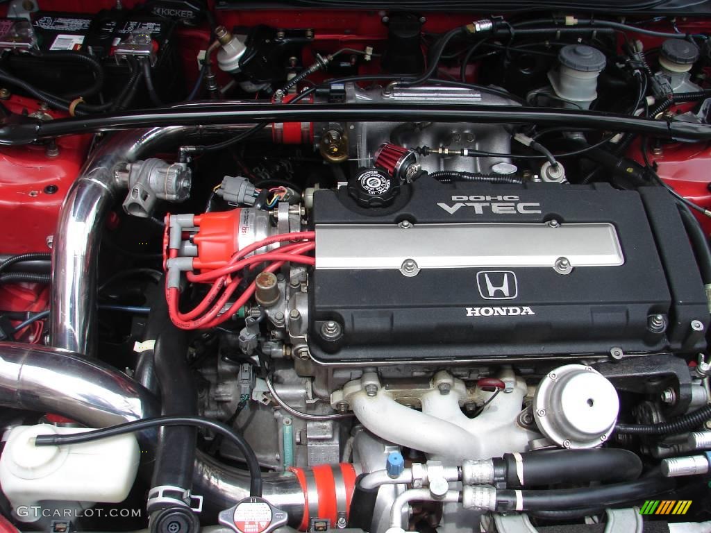 2000 Civic Si Coupe - Milano Red / Dark Gray photo #22