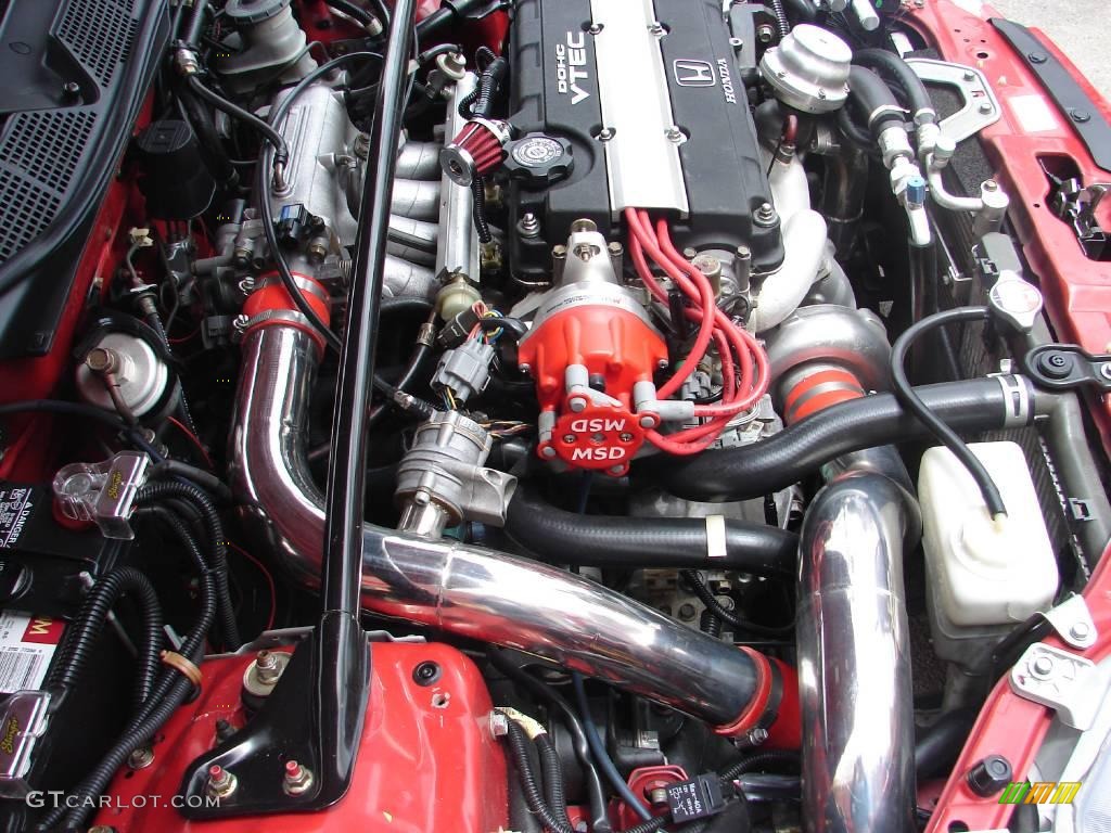 2000 Civic Si Coupe - Milano Red / Dark Gray photo #23