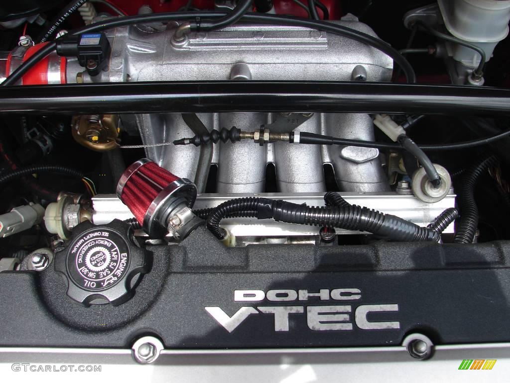2000 Civic Si Coupe - Milano Red / Dark Gray photo #24
