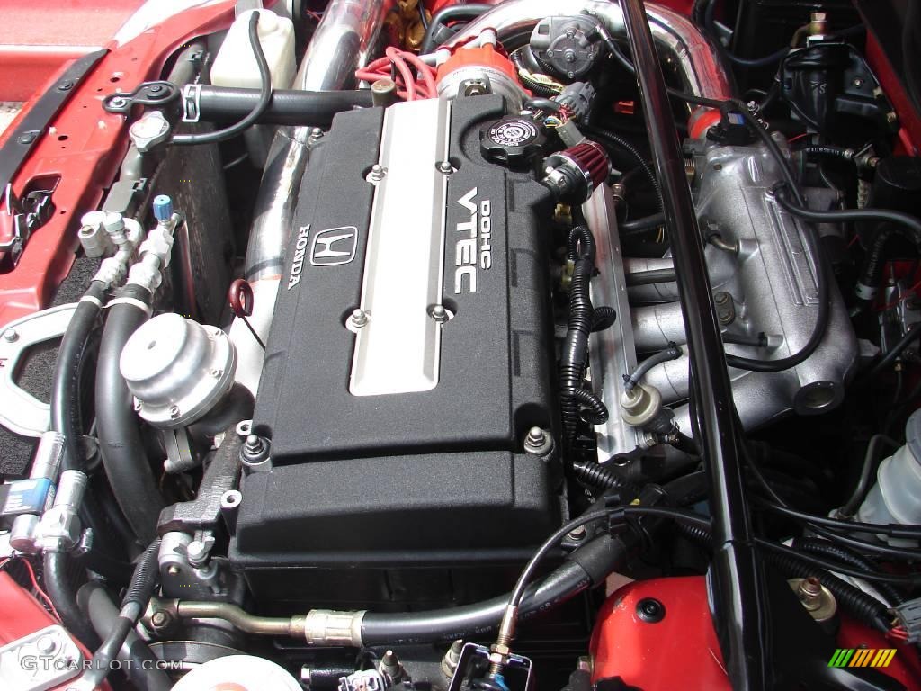 2000 Civic Si Coupe - Milano Red / Dark Gray photo #25