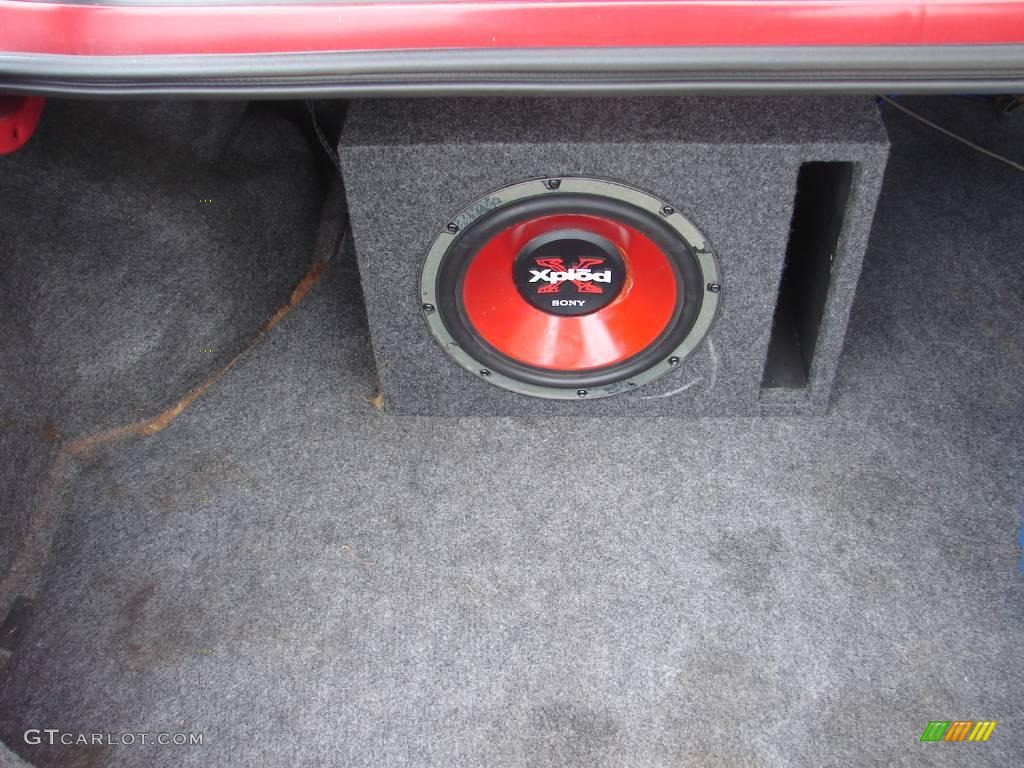 2000 Civic Si Coupe - Milano Red / Dark Gray photo #26
