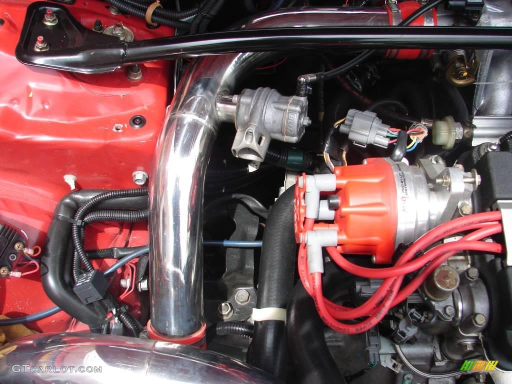 2000 Civic Si Coupe - Milano Red / Dark Gray photo #28