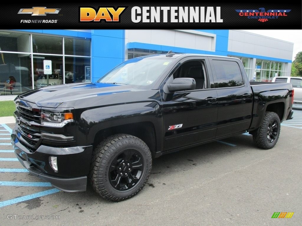 2016 Silverado 1500 LTZ Crew Cab 4x4 - Black / Jet Black photo #1