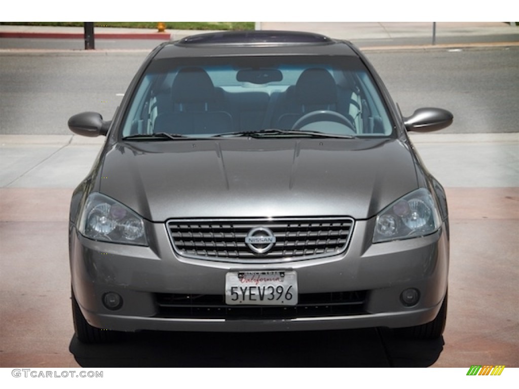 2005 Altima 2.5 S - Smoke Metallic / Blond photo #7