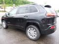 2016 Brilliant Black Crystal Pearl Jeep Cherokee Overland 4x4  photo #2