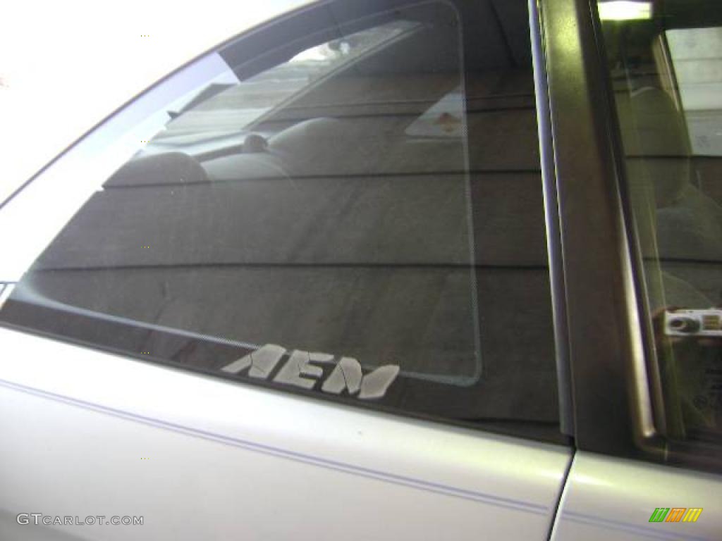 2001 Civic LX Coupe - Satin Silver Metallic / Black photo #10