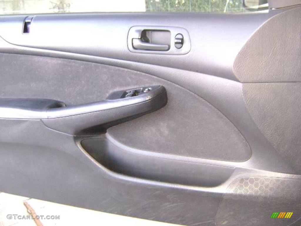 2001 Civic LX Coupe - Satin Silver Metallic / Black photo #11