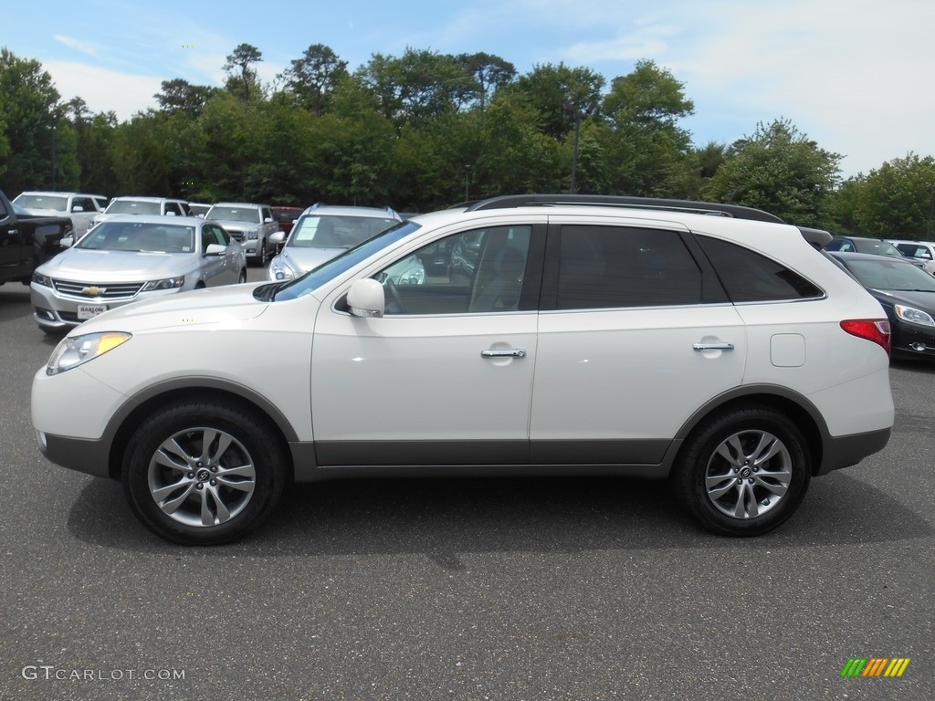 2012 Veracruz Limited AWD - Stone White / Beige photo #4