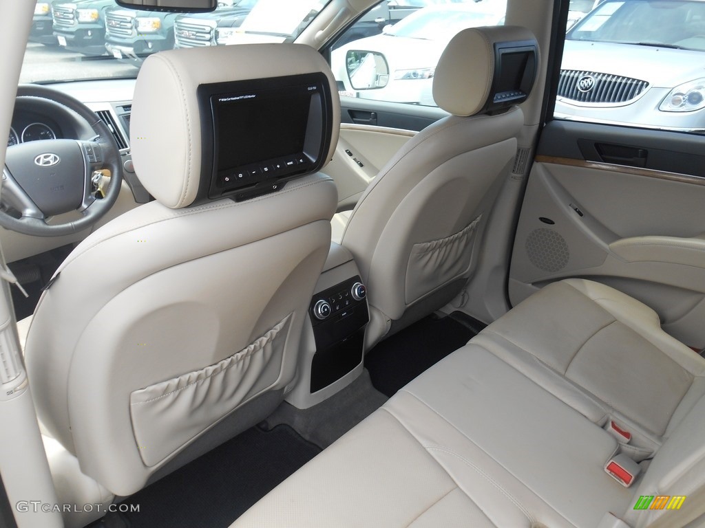 2012 Veracruz Limited AWD - Stone White / Beige photo #28