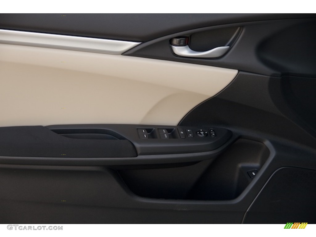 2016 Civic LX Sedan - Taffeta White / Ivory photo #7