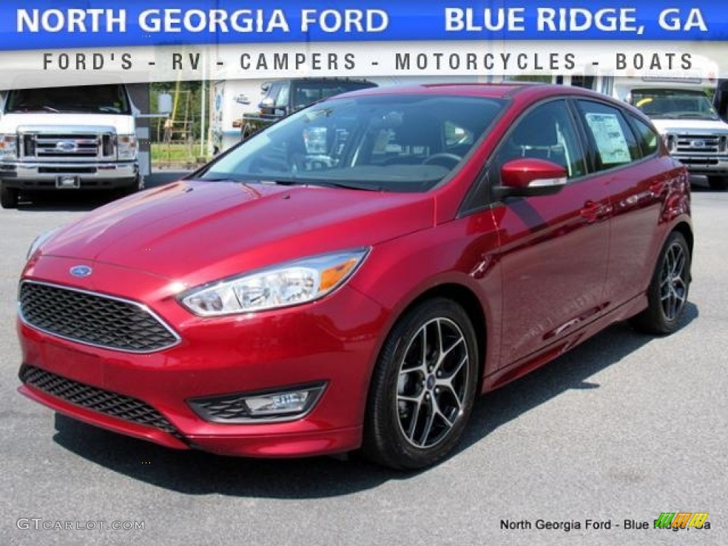 Ruby Red Ford Focus