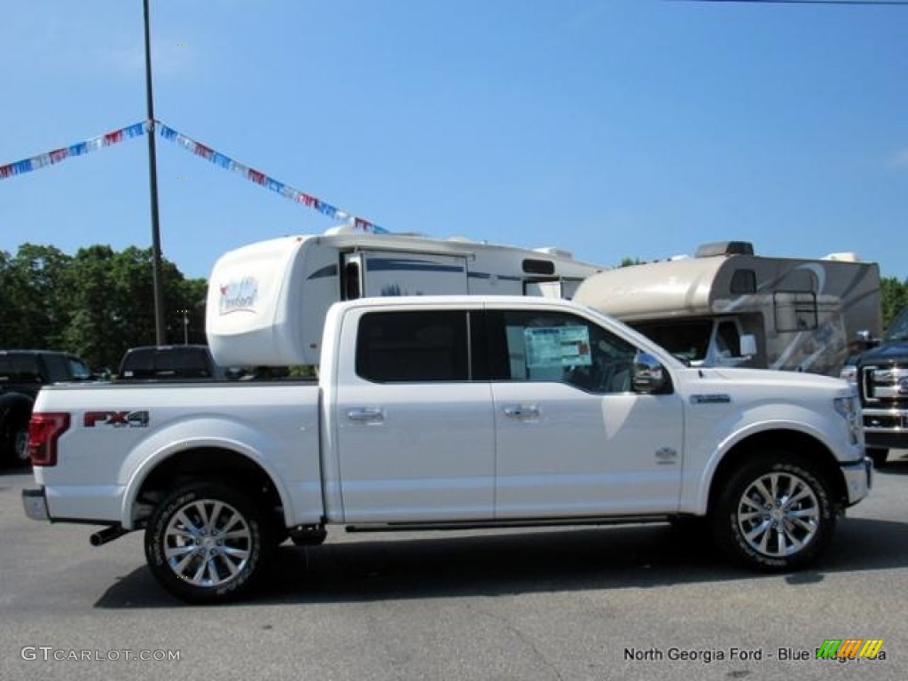 2016 F150 King Ranch SuperCrew 4x4 - White Platinum / King Ranch Java photo #7