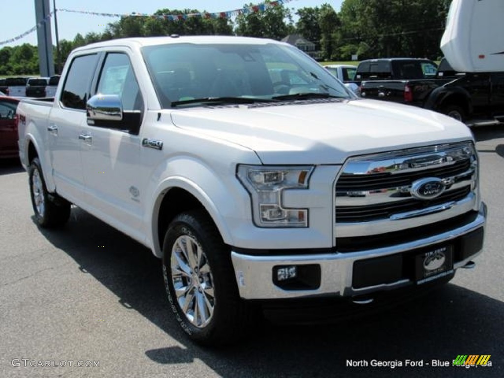 2016 F150 King Ranch SuperCrew 4x4 - White Platinum / King Ranch Java photo #8