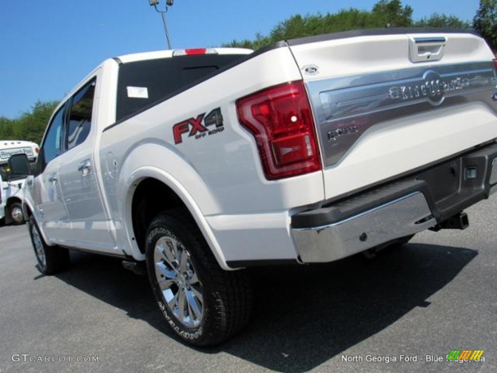 2016 F150 King Ranch SuperCrew 4x4 - White Platinum / King Ranch Java photo #40