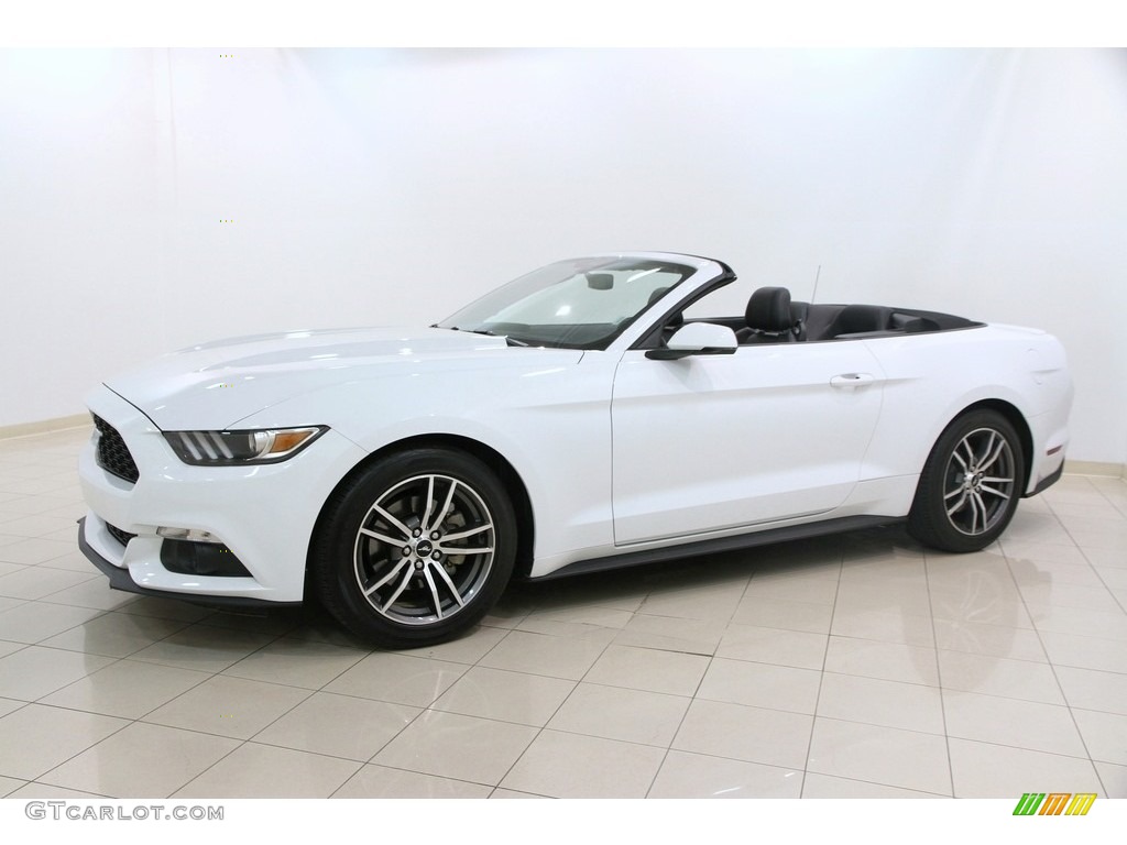 Oxford White 2016 Ford Mustang EcoBoost Premium Convertible Exterior Photo #113803259