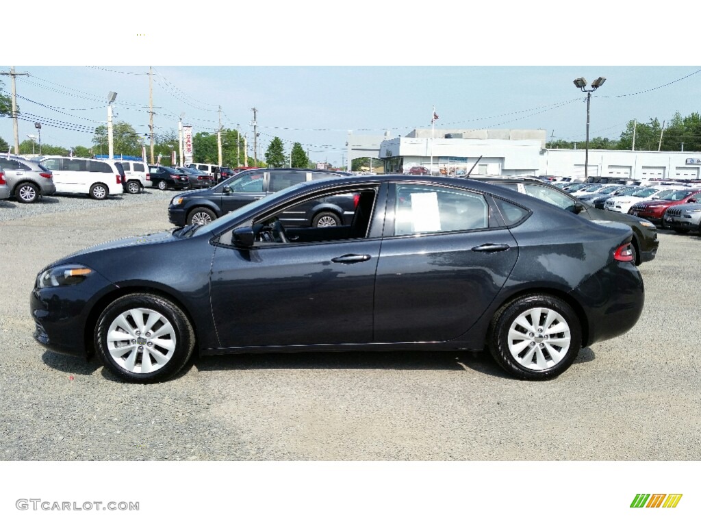 2014 Dart SXT - Maximum Steel Metallic / Black/Light Tungsten photo #10