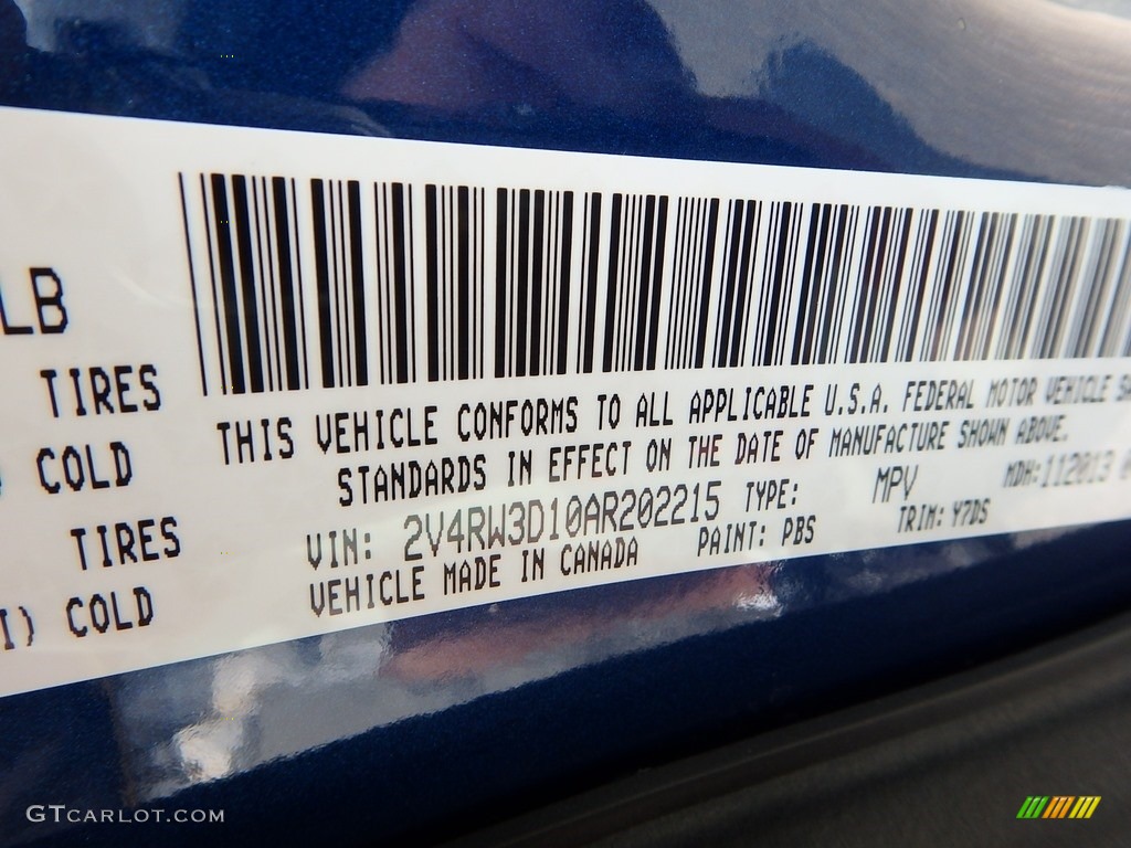 2010 Routan SE - Antigua Blue Metallic / Aero Gray photo #14