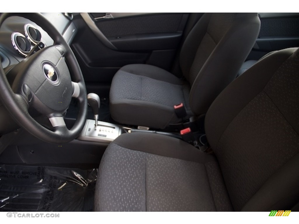 2007 Aveo LT Sedan - Icelandic Blue / Charcoal Black photo #3
