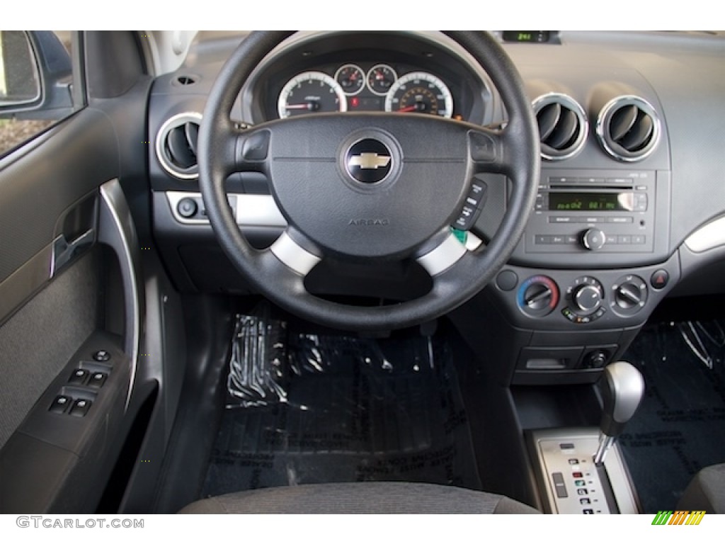 2007 Aveo LT Sedan - Icelandic Blue / Charcoal Black photo #5