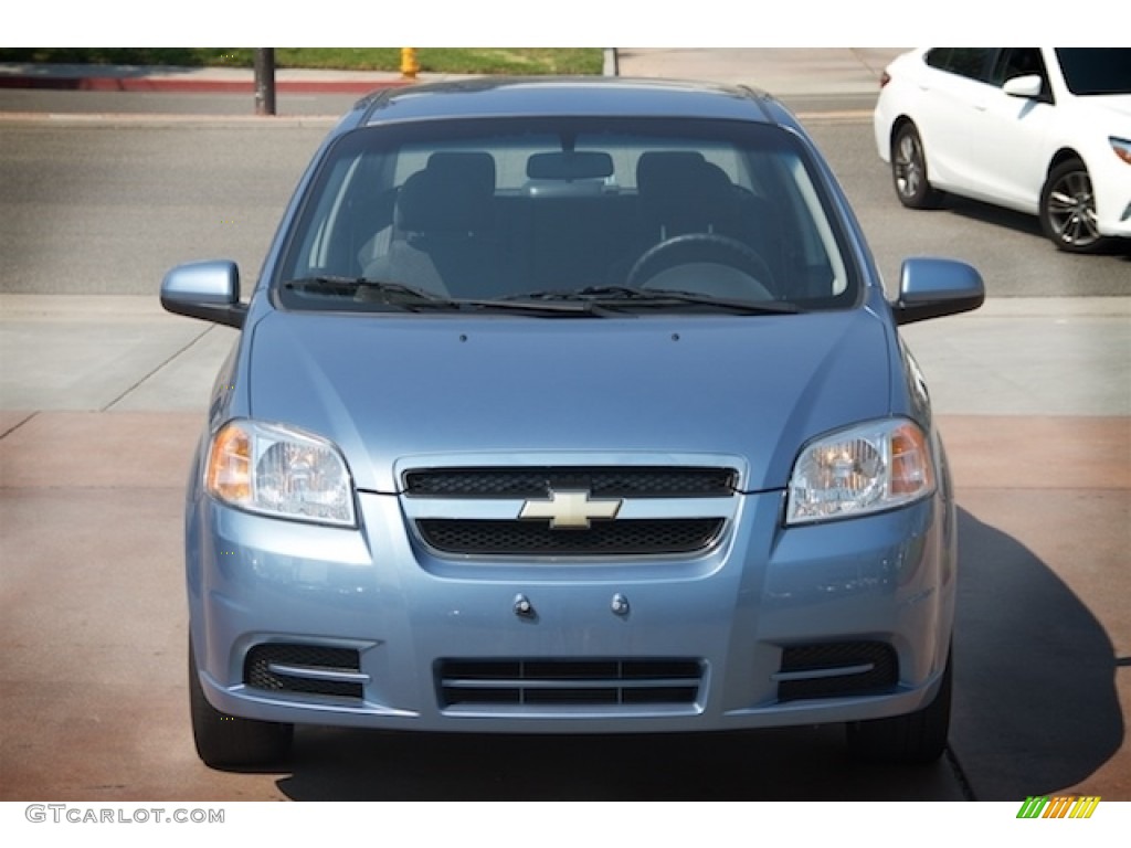 2007 Aveo LT Sedan - Icelandic Blue / Charcoal Black photo #7