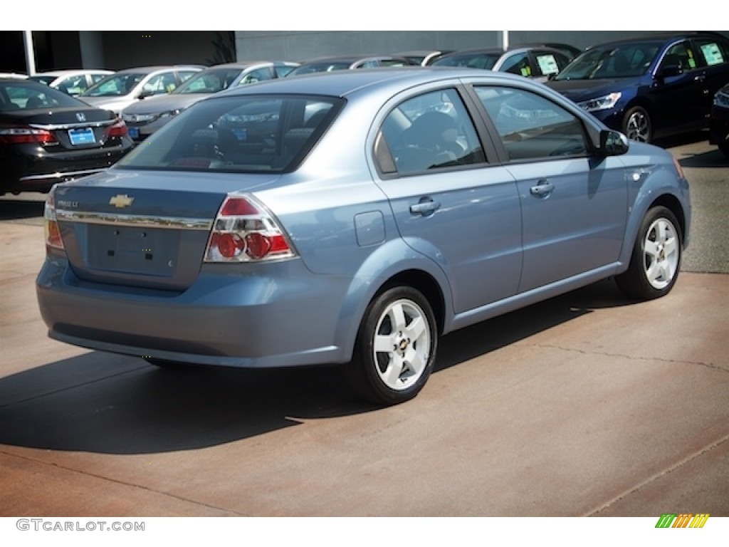 2007 Aveo LT Sedan - Icelandic Blue / Charcoal Black photo #11