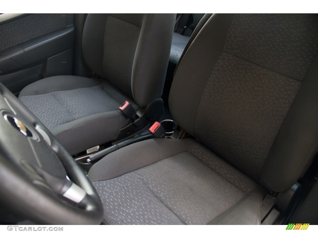2007 Aveo LT Sedan - Icelandic Blue / Charcoal Black photo #14