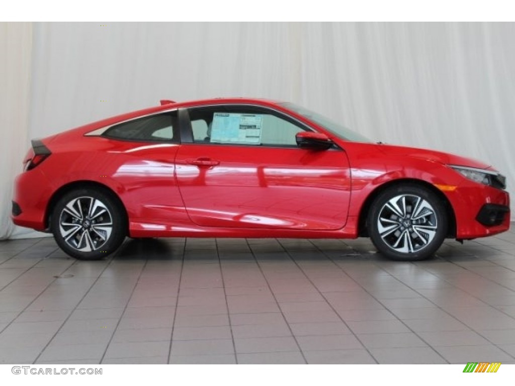 Rallye Red 2016 Honda Civic EX-L Coupe Exterior Photo #113806060