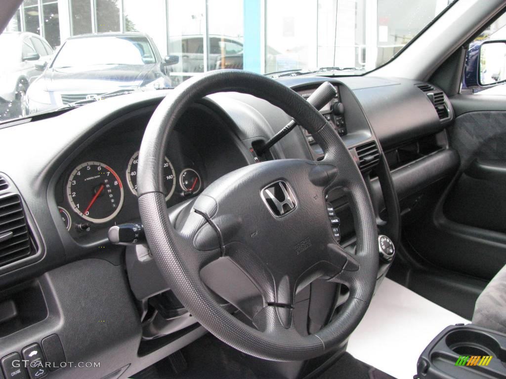 2003 CR-V EX 4WD - Eternal Blue Pearl / Black photo #11