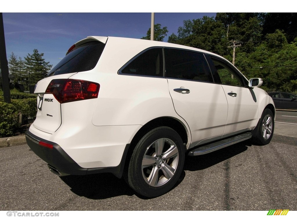 2013 MDX SH-AWD - Aspen White Pearl / Parchment photo #4