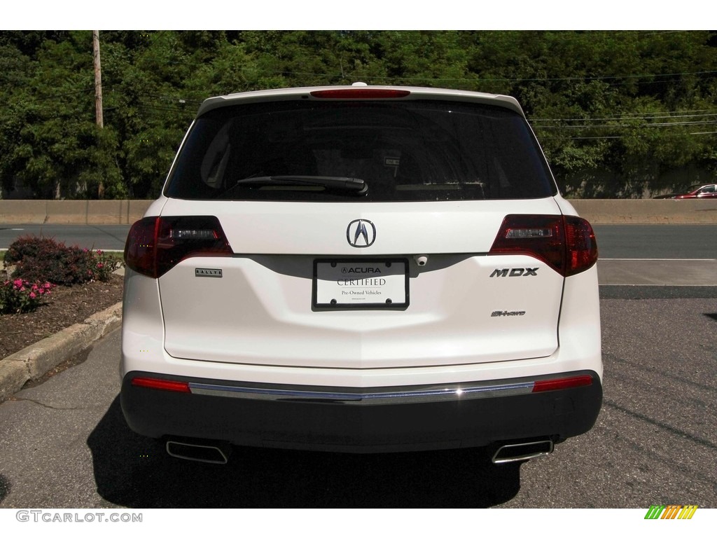 2013 MDX SH-AWD - Aspen White Pearl / Parchment photo #5