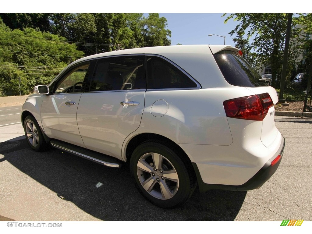 2013 MDX SH-AWD - Aspen White Pearl / Parchment photo #6