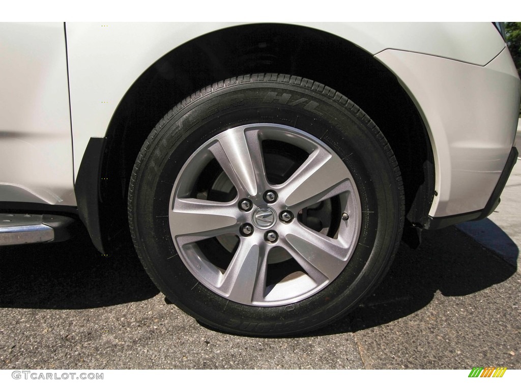 2013 MDX SH-AWD - Aspen White Pearl / Parchment photo #7