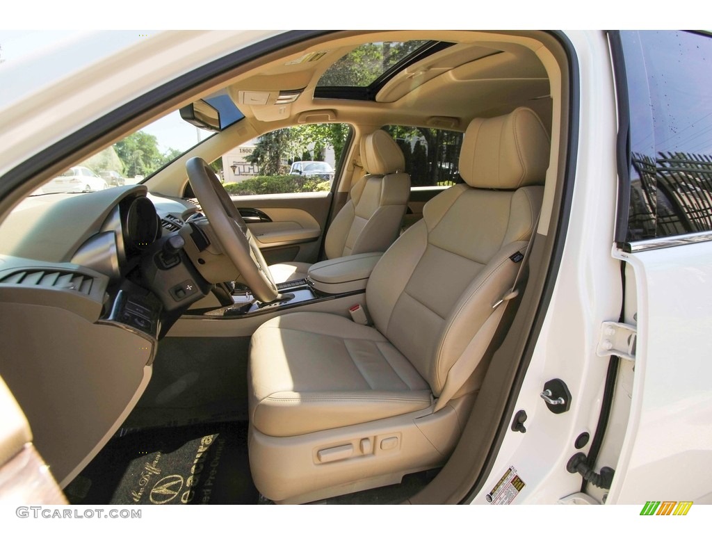 2013 MDX SH-AWD - Aspen White Pearl / Parchment photo #9